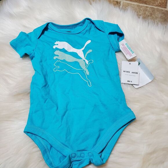 Puma Blue Bodysuit Size 6-9M - Picture 1 of 7